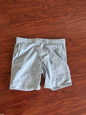 Zara Light Blue Men's Hybrid Drawstring Shorts